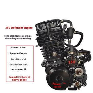 Motor de triciclo Dede de 350cc, 300cc, 200cc, 4 tiempos, refrigerado por agua, con arranque a patada, 1 cilindro, encendido CDI, refrigeración por agua - Product Image 5