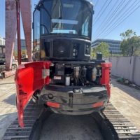 Excavadora de orugas de caucho Yanmar Mini de 5.5 toneladas fabricada en Japón, modelo Vio55-6B con motor EPA 2023, excelente bomba de engranajes y cojinetes para motor.