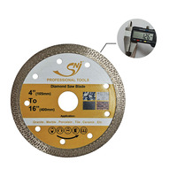 Lame de scie diamantée professionnelle de 75 mm, lame turbo pour pierre, outils de coupe, disque de coupe diamanté pour carrelage en porcelaine