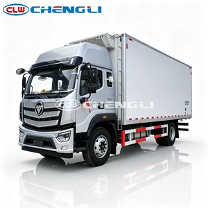 Foton 4x2 9-speed Fast Gear Transmission 5-10 ton Capacity -20º C Refrigerator <b>Freezer</b> Truck for Ice - Product Image 2