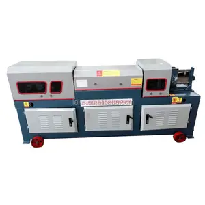 high capacity steel bar straightening and cutting machine with high quality straightener and cutter