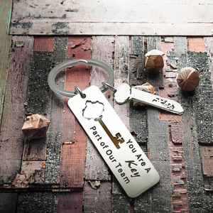 PaFu Regalos de agradecimiento para compañeros de trabajo Equipo y gerente de empleados Metal Su parte clave Nuestro equipo <span class=keywords><strong>Despedida</strong></span> Regalos para irse - Product Image 2