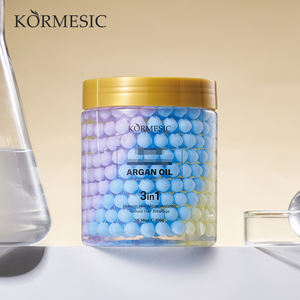 Mascarilla Capilar Nutritiva de Triple Efecto KORMESIC de Marca Propia con 300 g de Queratina, Colágeno y Aceite de Argán, Sin Enjuague, 3 en 1, Reparadora y Anticaspa - Product Image 1