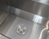 Wastafel Cuci Tangan Stainless Steel 201 Food Grade dengan Pengoperasian Kaki dari Pabrik Shandong