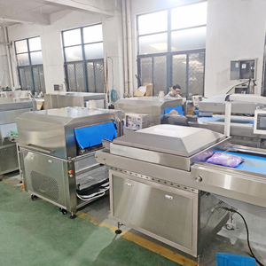 Máquina de Envasado al Vacío Industrial Automática con Banda Transportadora para Cortes Primales de Carne de Res <span class=keywords><strong>y</strong></span> Cordero con Túnel de Termoencogimiento <span class=keywords><strong>y</strong></span> Línea de Secado por Aire - Product Image 3