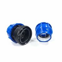 Raccord rapide à emboîtement PP FENGFNEG, haute pression, résistant aux produits chimiques UV, pour l'irrigation agricole, la plomberie et la construction