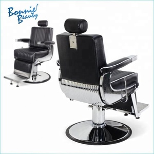Sillas de Barbería Modernas y Resistentes BonnieBeauty con Estructura de Hierro Fundido, Cuero PU, Bomba Hidráulica y Capacidad de 300 kg - Product Image 2