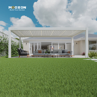 Pergola Bioclimatique Motorisée en Aluminium Étanche à Toit, Abri de Voiture Extérieur Direct Usine