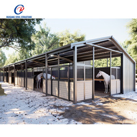 Hangars pour chèvres Construction de ferme pour moutons en métal Structure en acier pour moutons de chèvre Hangar de ferme laitière s