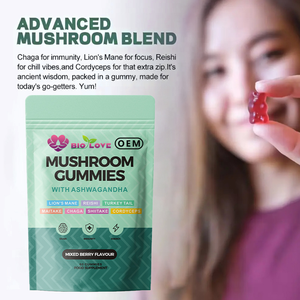 Gummies de qualité professionnelle à l'extrait de champignon Crinière de <span class=keywords><strong>lion</strong></span> de Chine, 60 pièces, véganes, pour <span class=keywords><strong>le</strong></span> renforcement immunitaire, vente en gros - Product Image 4