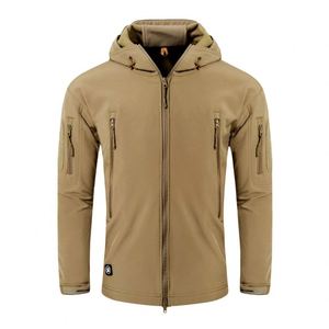 Ropa de Otoño para Hombre, Chaqueta de Forro Polar con Camuflaje, Ropa Táctica, Cortavientos de Camuflaje para Hombre - Product Image 3