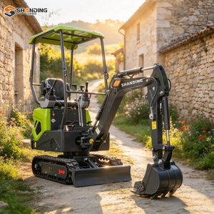 Mini Excavadora de 1 Tonelada a Bajo Precio con Bomba Hidráulica de Alta Potencia de Excavación - Product Image 1