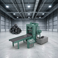 Machine de fabrication de briquettes de charbon de chicha hydraulique pour chicha arabe