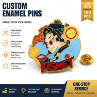 Épinglette en émail personnalisée avec un motif de personnage, badge en métal de collection, épinglette souvenir personnalisée pour cadeau promotionnel et collection