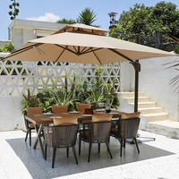 Ensemble de chaises de jardin en rotin portables haut de gamme modernes, imperméables et confortables pour restaurant, café, salon