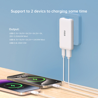 Chargeur d'ordinateur portable pliable Tommox Type C 65 W 45 W Chargeur Gan Type C PD Chargeur rapide Adaptateur pour iPhone iPad Tablette Macbook Galaxy