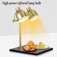 Lampe chauffante pour buffet en marbre, idéale pour hôtels, restaurants, traiteurs et barbecues – Maintien au chaud des plats – Nouveauté très demandée
