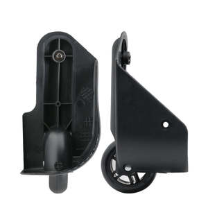 Ruedas de equipaje Koffers 4 Wielen, piezas de ruedas de equipaje de tela, ruedas de esquina de plástico, ruedas de bolsa de <span class=keywords><strong>viaje</strong></span> de equipaje de 90 grados - Product Image 4