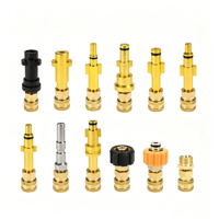 Adaptateur de raccord rapide pour nettoyeur haute pression JYM-PA-1157 en laiton 1/4 pouce, convertisseur de pistolet à mousse PA