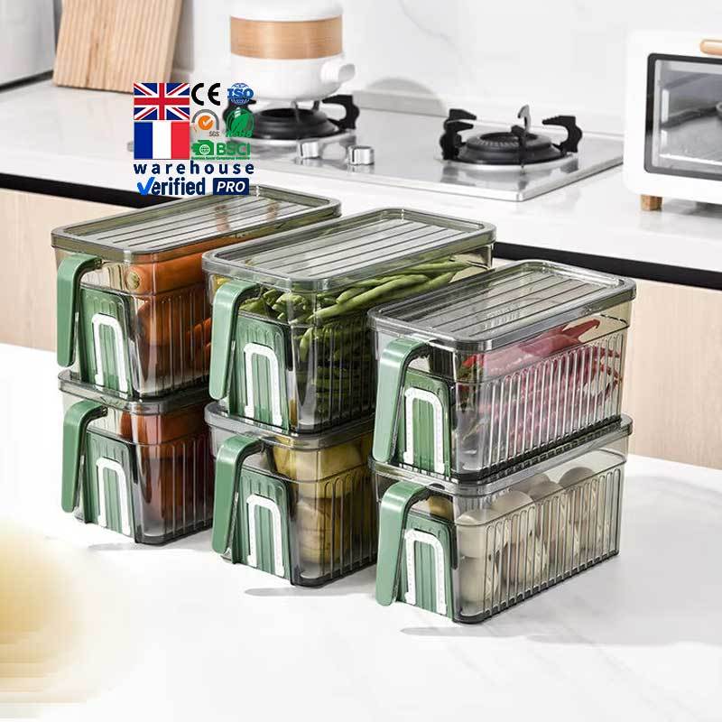 Upgraded 10 Pack Kitchen Plastic Transparent