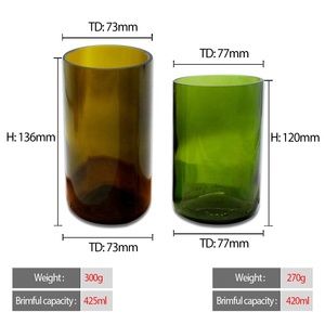 FENGJUN 14oz/425ml portacandele in <span class=keywords><strong>vetro</strong></span> per <span class=keywords><strong>barattoli</strong></span> <span class=keywords><strong>di</strong></span> natale profumati per bottiglia <span class=keywords><strong>di</strong></span> birra e coriandoli - Product Image 2