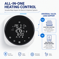 Wifi App Control Tuya Termostato inteligente con control de voz Termostato inalámbrico inteligente para el hogar Controlador programable Calefacción por suelo radiante