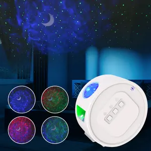 3D Smart Baby Bed Lâmpada Estrela Galáxia Projetor Kids Sleep Recarregável Night Lights Luz Projection Lamp Projetor Para Kids Room