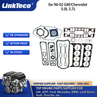 LinkTeco Jeu de joints complet pour 96-02 GM/Chevrolet 5.0L 5.7L 350 - C5.7 OHV V8 16V Vortec 10108676 CS8510-1 14088505