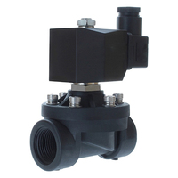 Vente en gros d'électrovannes en plastique 3/4" NPT, 24VDC N/O pour eau potable, normalement ouvertes, pour usage industriel