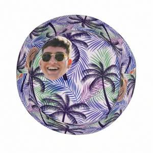 Chapeau Bob Hawaïen Personnalisable avec Motif Palmier Tropical Réversible pour Hommes et Femmes – Protection Solaire Estivale Quotidienne – Design Cartoon - Product Image 4