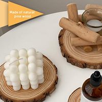Tranches de bois de pin non finies gravées réutilisables, centres de table 5,1-5,5 pouces, écorce naturelle, écologiques, pour mariage et fêtes