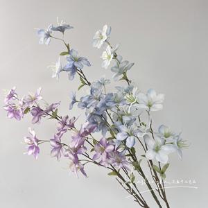 Fleurs artificielles de jasmin, branche unique, en soie, haute simulation, accessoires de décoration de mariage - Product Image 1