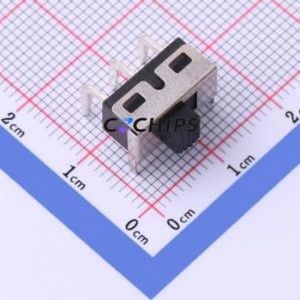 SS-12D11-G3 Slide Switch Through hole Component (THT) Switch Single Pole Double Throw Rectangle Pin Header PC Pin 13.4mm - Product Image 1