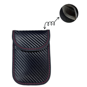 Pochette Faraday antivol en fibre de carbone, étui pour <span class=keywords><strong>clés</strong></span> de <span class=keywords><strong>voiture</strong></span> bloquant les signaux <span class=keywords><strong>RFID</strong></span> pour entrée sans clé - Product Image 3