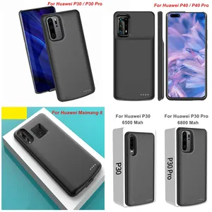 Custodia per caricabatterie per <span class=keywords><strong>Huawei</strong></span> P30 P30 <span class=keywords><strong>Pro</strong></span> <span class=keywords><strong>P40</strong></span> <span class=keywords><strong>P40</strong></span> <span class=keywords><strong>Pro</strong></span> Maimang 8 batteria custodia custodia Smart Phone Power Bank telefono - Product Image 3