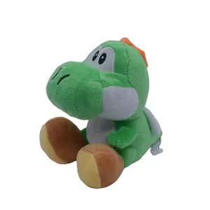 Yoshi – peluche de jeu japonaise mario bros, jouet en peluche yoshi vert animé pour la décoration
