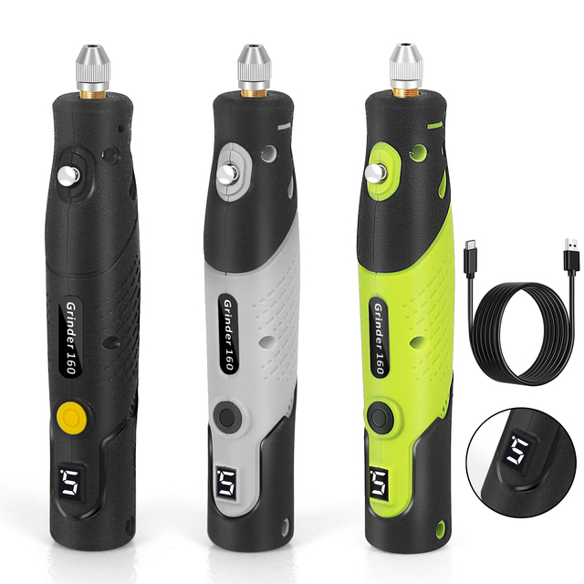 4.2V Engraver Electric Drill Mini Grinder Engraving Pen Drilling Machine Cordless Rechargeable Micro Rotary Tool Kit