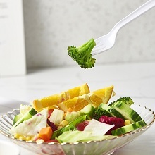 Biểu Tượng Tùy Chỉnh Nhiệm Vụ Nặng Nề Trắng Nhựa Dĩa Dùng Một Lần Đảng Dao Kéo Với Mini Phong Cách Thân Thiện Với Môi Đồ Dùng Cho Những Buổi Dã Ngoại Thực Phẩm - Product Image 4