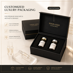 Custom <b>Book</b> Style <b>Box</b> Packaging with Magnetic Closure for Premium Health Beauty Product Packaging - Product Image 3