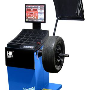 Hauvrex HW9710/HW9720 Machine d equilibrage de roue de luxe avec saisie spontanee de dia metre et de distance - Product Image 1
