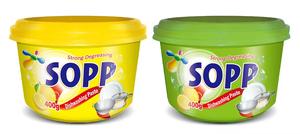 Pasta para lavar platos SOPP LIMA 450g The Real Grease-Catcher LAVAPLATOS El Verdadero Arrancagrasa LIMON - Product Image 6