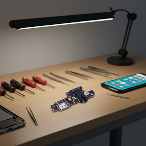 Scheda madre con connettore di ricarica, microfono e jack audio, Oppo Realme 5 (RMX1911) - Product Image 3