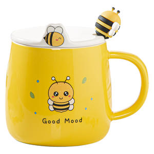 Taza de Café de Cerámica con Diseño de Abeja, Diseño Personalizado, Venta al por Mayor de Fábrica - Product Image 1