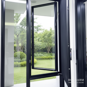 Fenêtres BOCHARM insonorisées en aluminium et verre pour maisons, fenêtre à battant double vitrage avec moustiquaire - Product Image 3