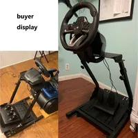 Support de volant de course en stock UE, support de simulateur réglable et pliable pour cockpit de jeu G29, simulateur de pédales non inclus