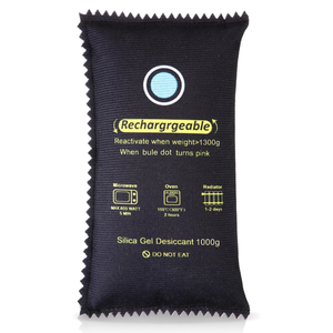 Déshydratant en gel de silice rechargeable, sac absorbant l'<span class=keywords><strong>humidité</strong></span>, déshumidificateur déshydratant de décoloration pour les voitures de sécurité des armes à feu des placards à la maison - Product Image 1
