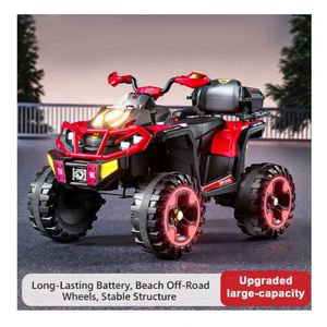 Auto Eléctrico Infantil Avanzado con Entrada USB MP3, Rojo, Modelo Twin 550, Duradero y Seguro, Juguete de Plástico de 4 Ruedas para Niños Pequeños - Product Image 6