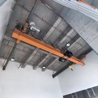 Grue suspendue LX à poutre simple, à faible hauteur de plafond, montée au plafond, capacité 0,5t-10t, contrôlée par PLC