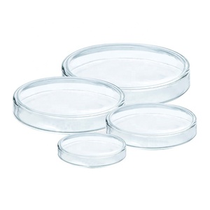 Boîte de Pétri en <span class=keywords><strong>verre</strong></span> de laboratoire de bonne qualité, boîte de Pétri en <span class=keywords><strong>verre</strong></span> borosilicate de 90 mm pour la culture de bactéries en microbiologie - Product Image 4