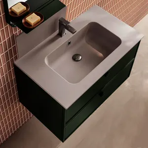 Lavello a forma di arredamento sanitario vasques per la casa lavabo a mano retro sanitario di lusso bagno dignità mobili per la casa lavello a vaso laminato